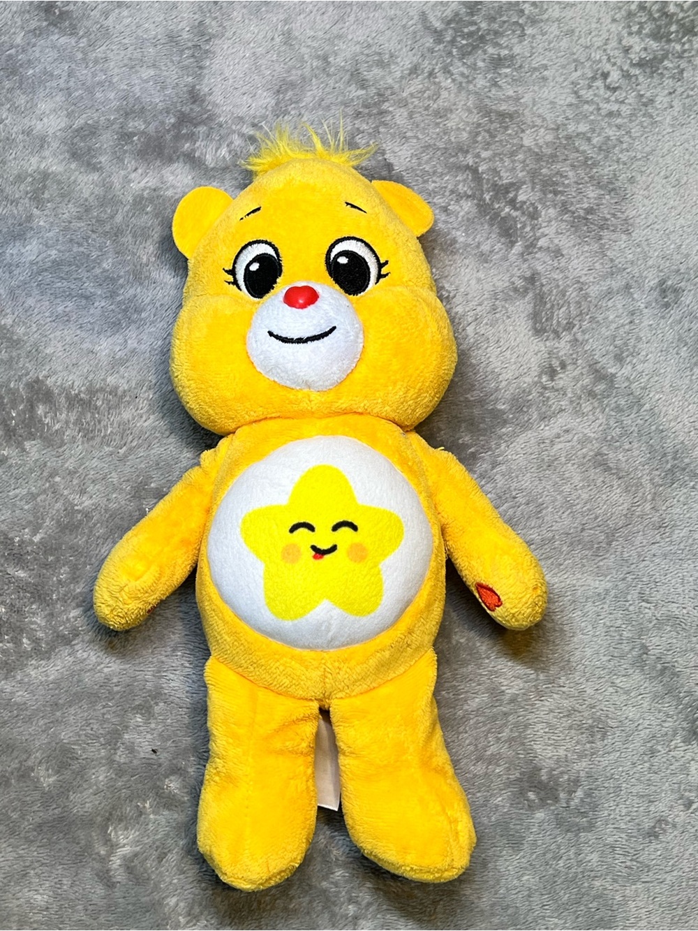 Care Bears Bright Yellow Star Belly Plush - Happy Star Friend